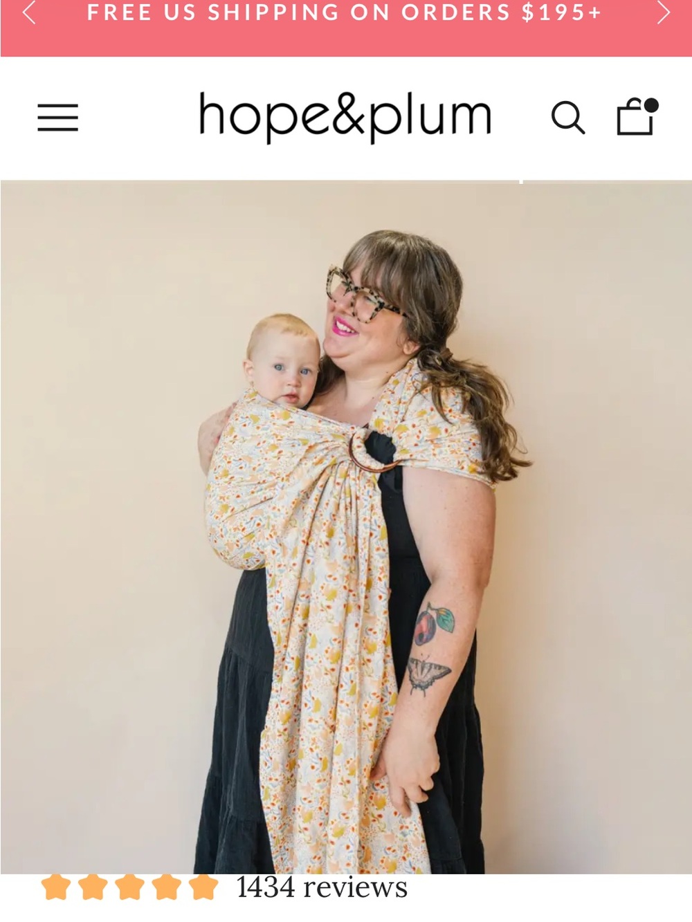 Hope and Plum ring sling